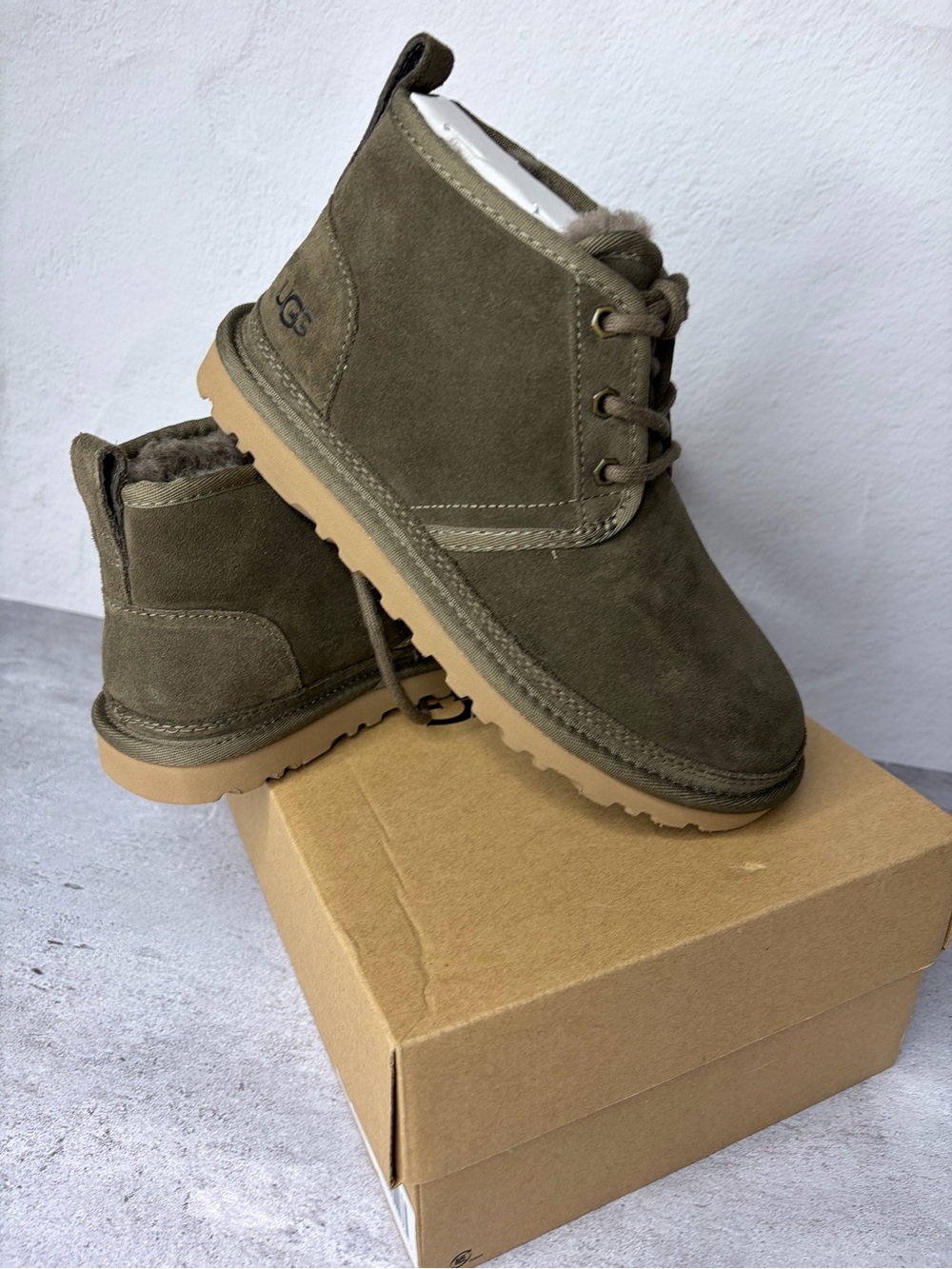 UGG Women’s Olive Green Suede Chukka Boot